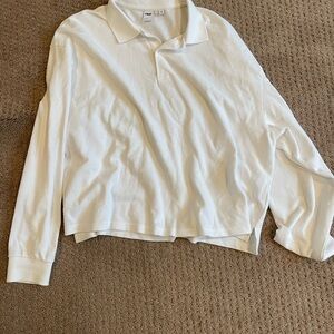 TNA White Polo Shirt